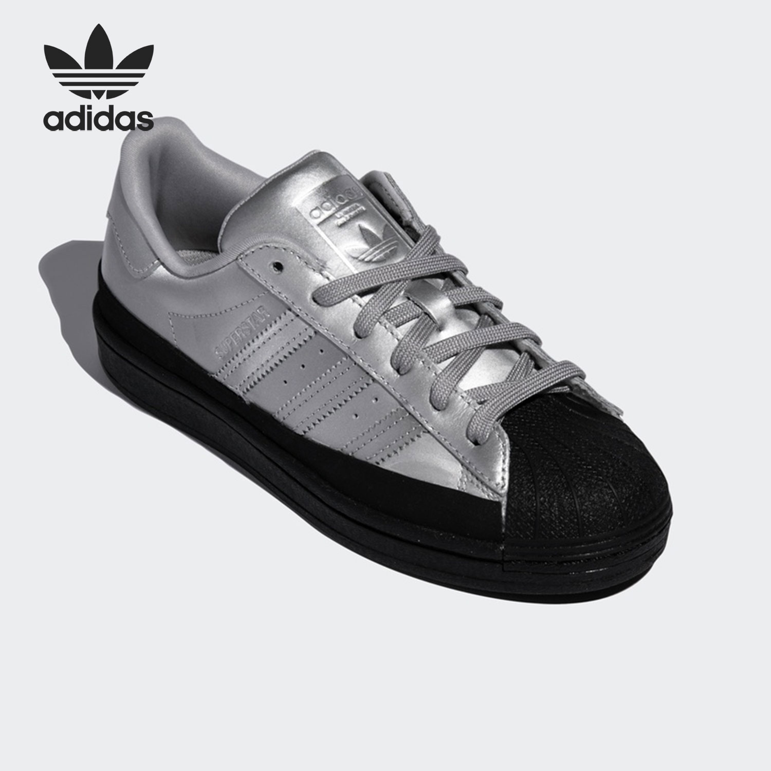 Adidas/阿迪达斯正品三叶草新款女鞋贝壳头运动休闲鞋FW3709