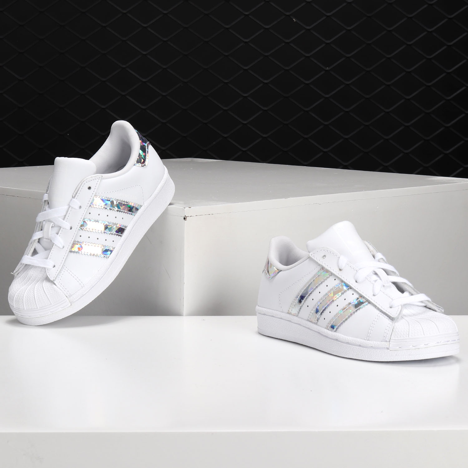 Adidas/阿迪达斯正品三叶草 SUPERSTAR C小童休闲经典鞋CG6708-图0