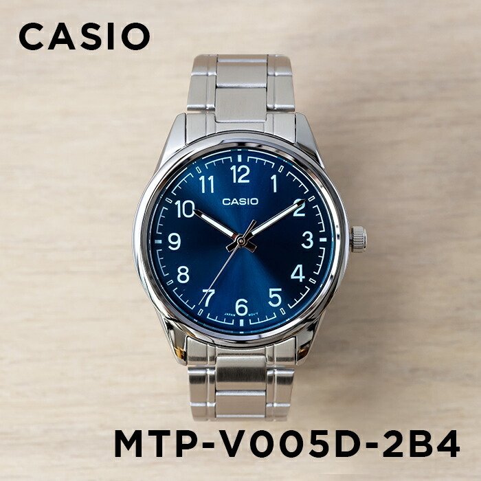 卡西欧手表男CASIO MTP-V005D-1B4 钢带商务复古简约防水石英表 - 图3