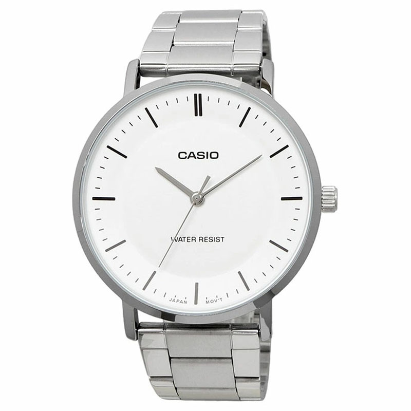 卡西欧手表CASIO MTP-VT04D-1E 新款商务休闲钢带男士石英手表 - 图3