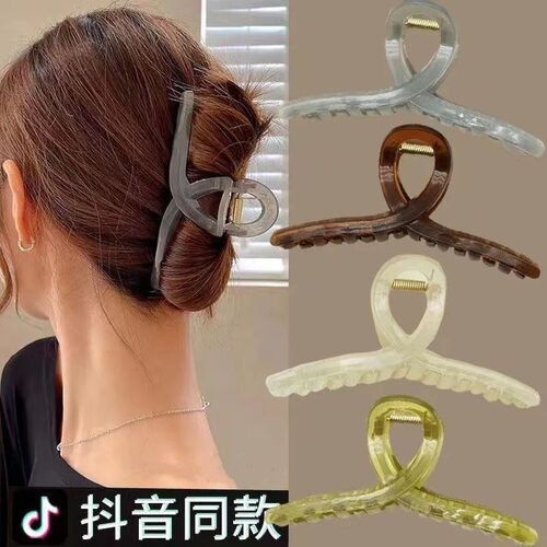 抓夹女大号鲨鱼夹高级感后脑勺发夹发抓头发夹子头饰发卡2023新款 - 图2