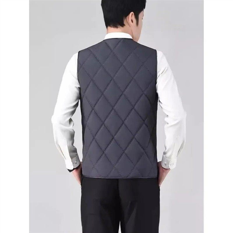 新款秋冬男士马甲加绒加厚保暖背心防寒大码中老年坎肩爸爸装,淘宝优惠券,粉丝福利购,淘宝优惠卷