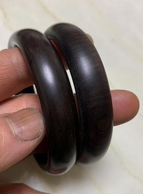 紫光檀福建木质圆条手镯