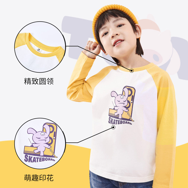 小猪班纳童装儿童打底衫22新款t恤 小猪班纳T恤