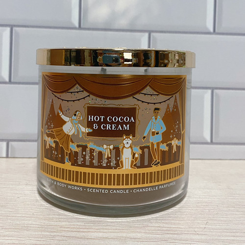BBW热可可奶油三芯无烟精油hot cocoa香薰蜡单芯Bath&BodyWorks - 图1