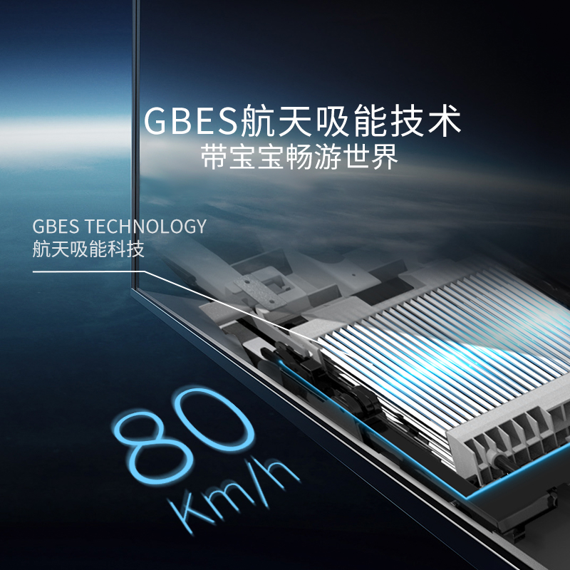 好孩子官方旗舰店【双11预售】gb好孩子POCKIT ARMOR口袋折叠高速安全座椅9月-12岁1