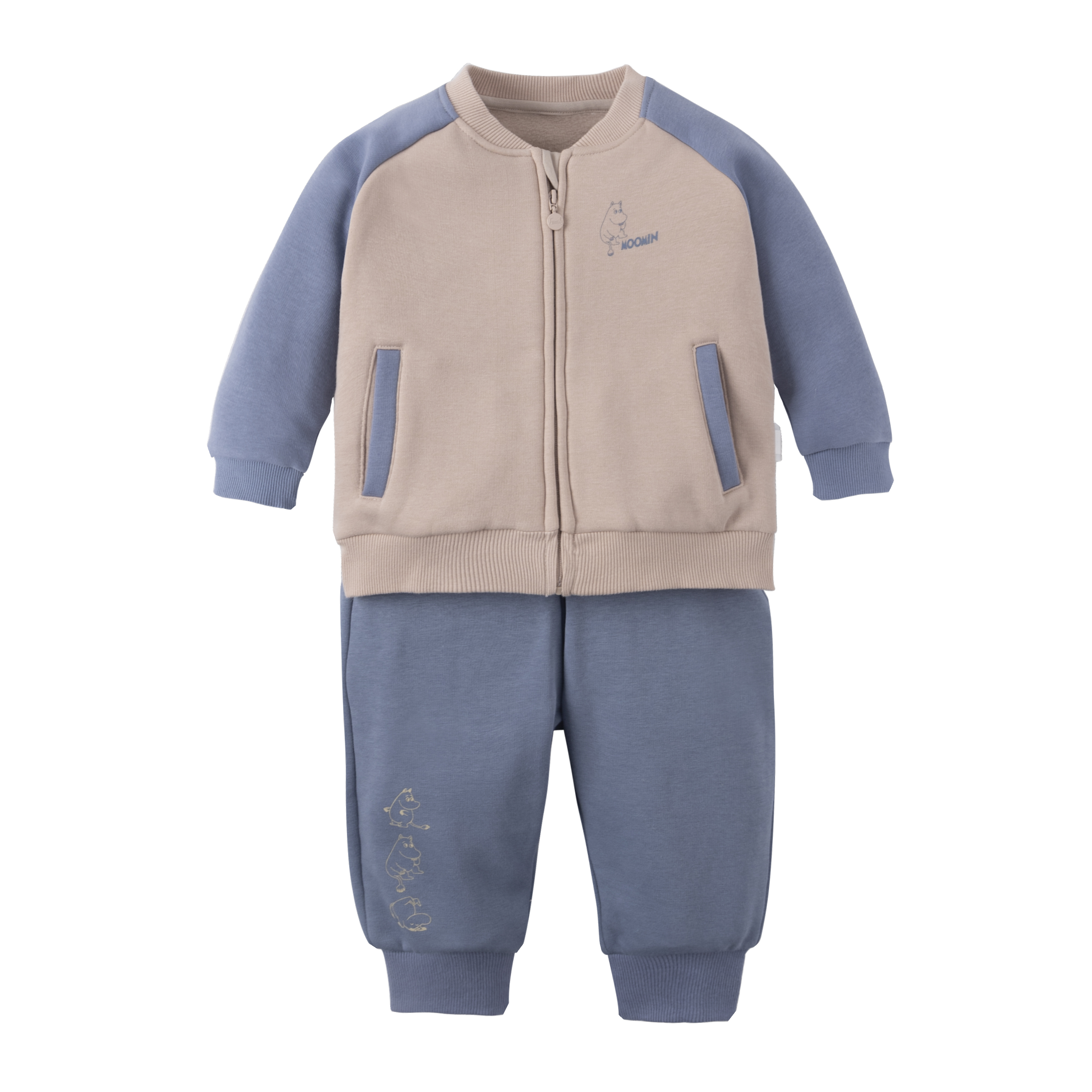 好孩子官方旗舰店【姆明IP】family好孩子儿童加绒套装冬新款宝宝衣服外套3