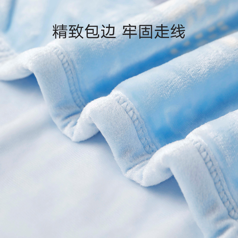 好孩子官方旗舰店gb好孩子婴儿毛毯加厚冬季宝宝珊瑚绒毯子幼儿园毯新生儿毛毯2