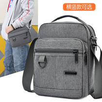 Korean Version Single Shoulder Bag Mens Fashion Large Capacity Diagonal Satchel New Oxford Cloth Waterproof Abrasion Resistant Outdoor Leisure Sport