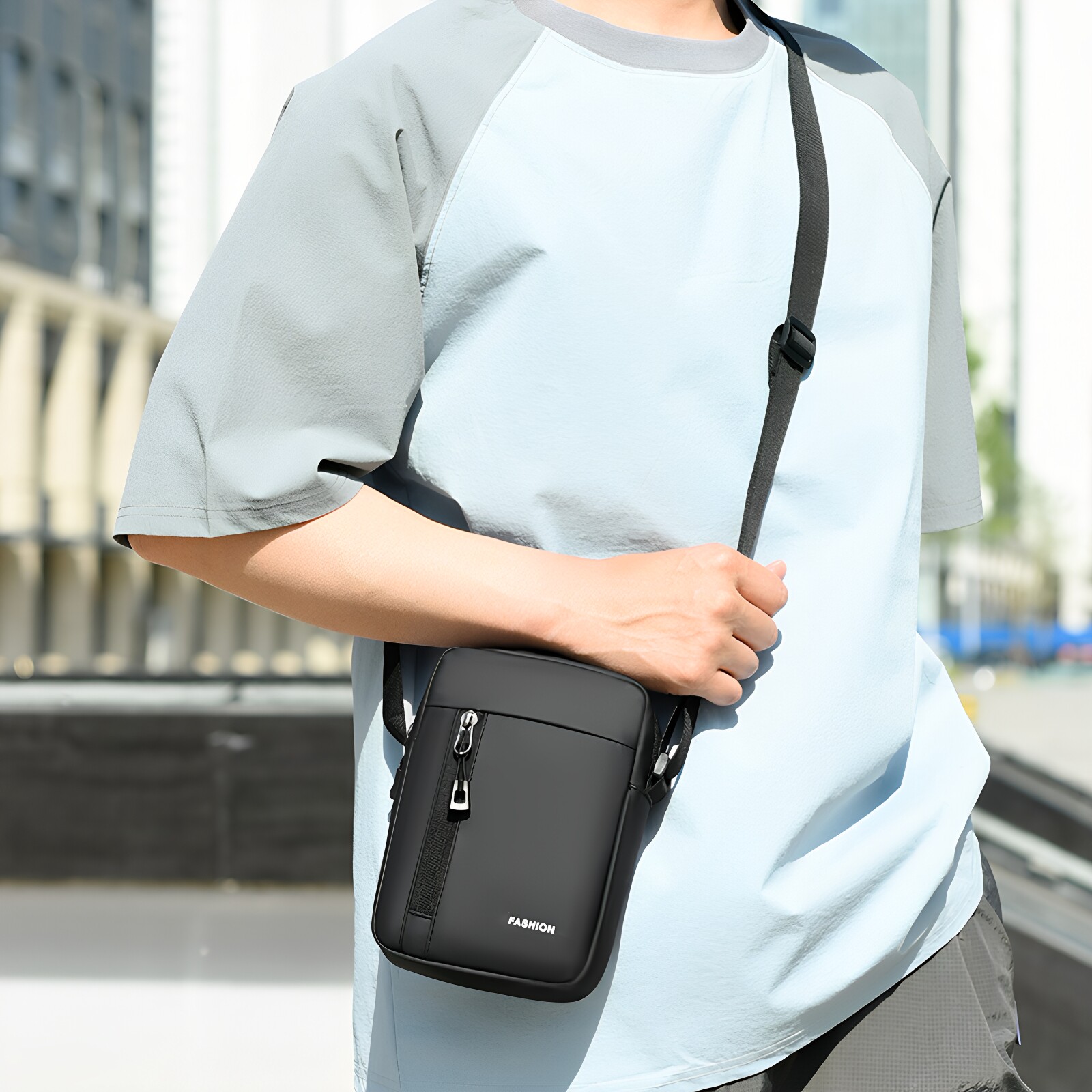 Korean style Oxford cloth wear-resistant and waterproof men's shoulder bag
