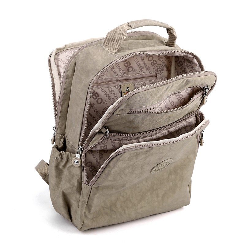 博卜新款双肩包男女通用背包轻便多层学生电脑书包休闲尼龙旅行包,淘宝优惠券,粉丝福利购,淘宝优惠卷