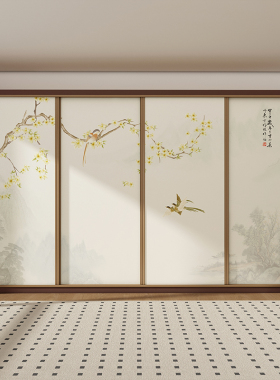 大衣柜翻新家具淡雅中式轻奢柜