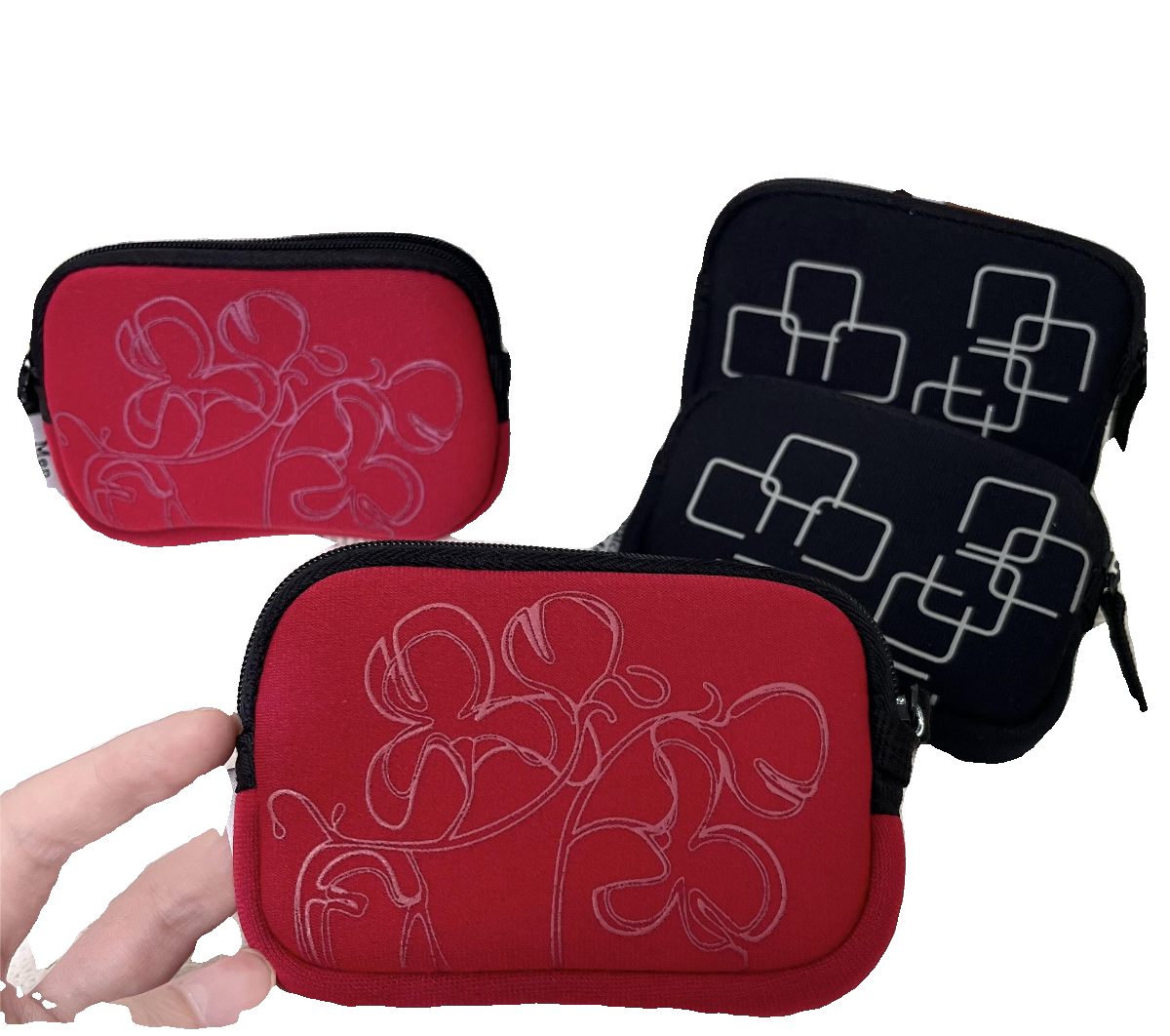 3C数码配件迷你便携印花数码收纳整理包适用于蓝牙耳机保护套