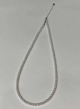 正圆无瑕极光ak小米珠项链