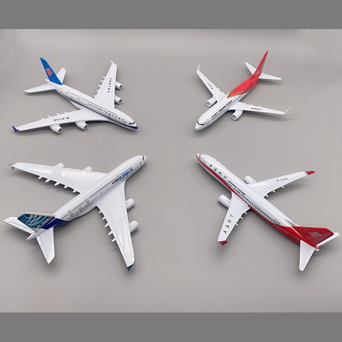 国航南航16厘米飞机模型摆件儿童小学生玩具航空公司活动礼品定制 - 图2
