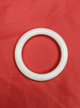 和田玉黑山料白玉手镯圈口57mm白度好硬度好性价比高上手厚重大气