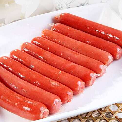 常乐热狗肠 台湾风味肉肠原味2.4kg黑椒烤肠手抓饼脆骨肠香肠包邮 - 图0