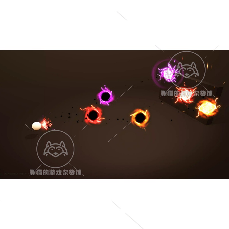 Unity Unique Projectiles Vol. 2特殊射击效果 1.3-图1