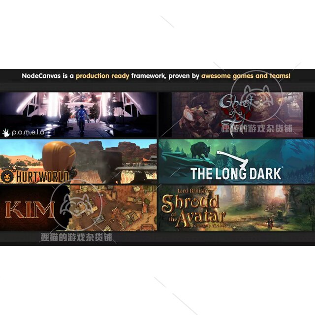 Unity NodeCanvas 3.4.1 Visual node programming framework tool plug-in