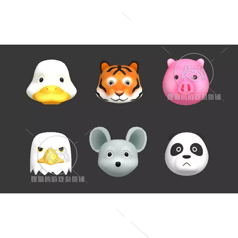 Unity Props - Adorable Animal Set 1.0 卡通3D动物图标包 - 图1