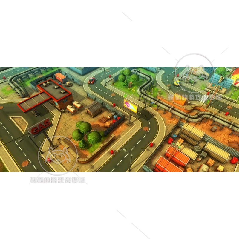 Unity Cartoon Town and Farm卡通城镇农场场景素材包 1.0-图3