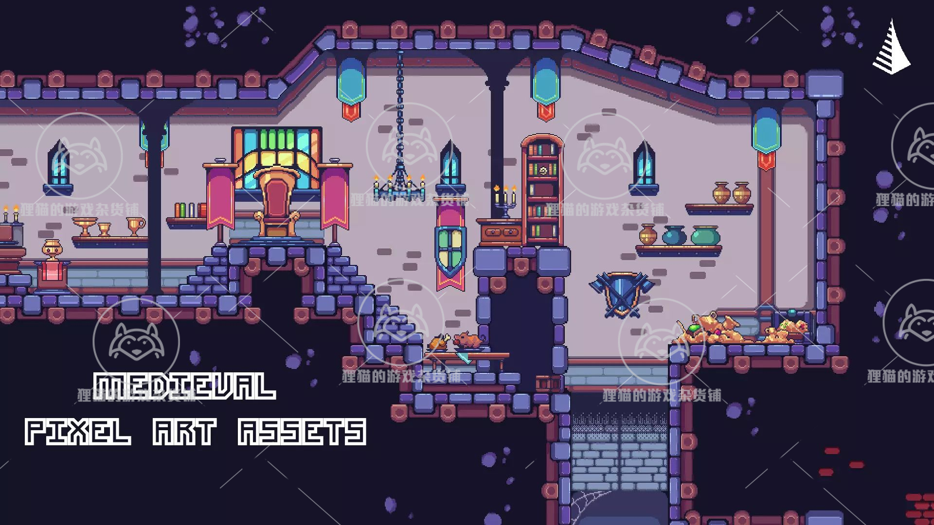 Unity Medieval pixel art asset 2.0 包更新 中世纪横板像素资源 - 图0