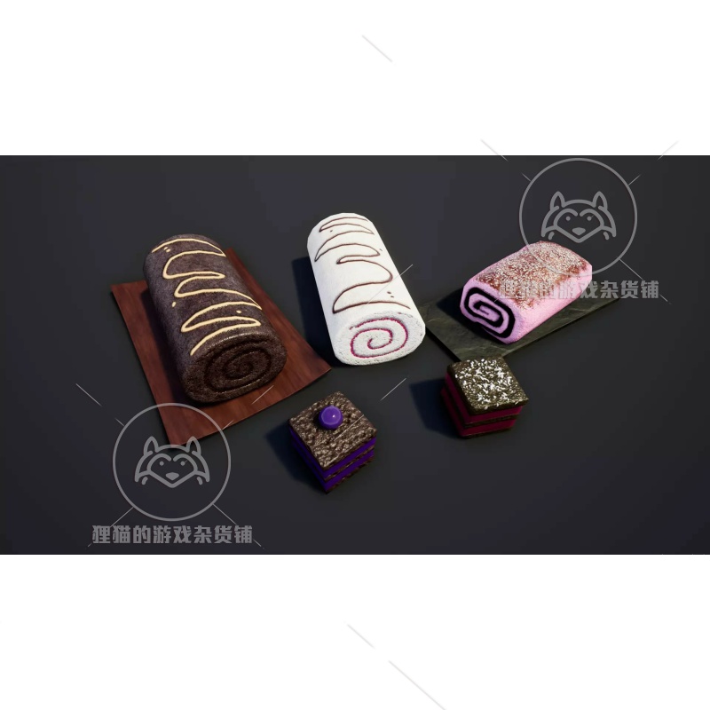 Unity Sweet Pastries 1.0 包更新 高质量甜食模型 - 图2