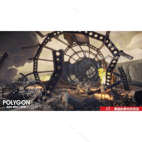 Unity POLYGON - War Map - WWI - Art by Synty 1.0.3 包更 - 图0