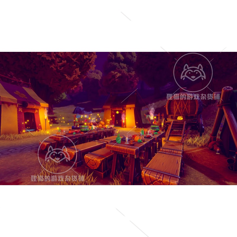 Unity Dreamscape Nature Campsite Stylized Open World营地1.0-图0