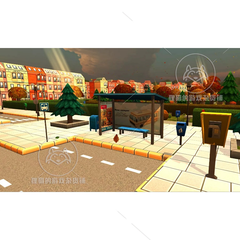 Unity Cartoon City Mega-Pack可爱卡通城镇素材包 1.3-图3