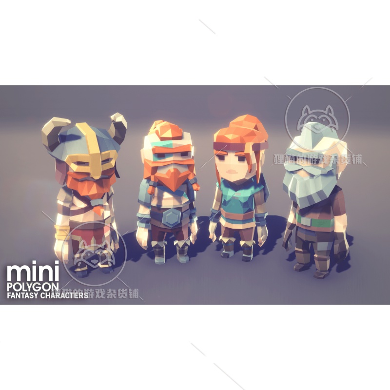 Unity POLYGON MINI - Fantasy Character Pack 迷你人物 1.6.1 - 图1