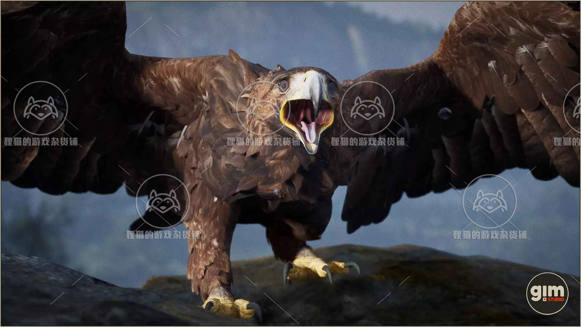 Unity Animalia - Bald and Golden Eagle 2.2.2 包更新 秃鹰模型 - 图3