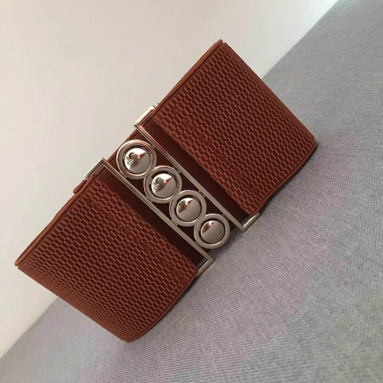 韩版女装配饰裙子松紧腰封宽窄弹力皮带细腰带女士腰带