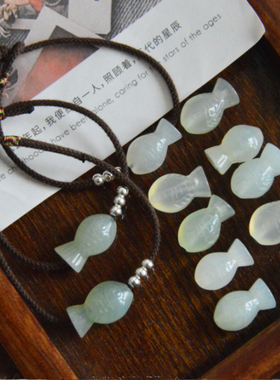 百搭复古岫玉银珠手绳