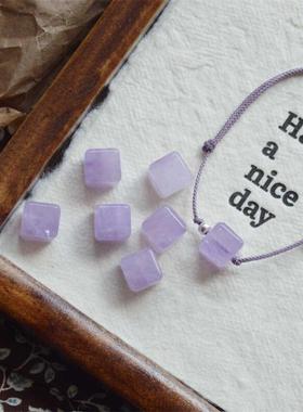 闺蜜款薰衣草方糖手链项链