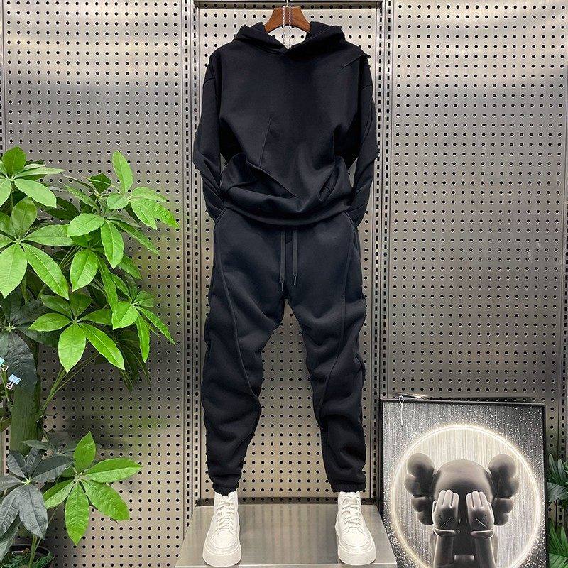 仓树一石潮流春秋冬本命年休闲运动套装男卫衣卫裤情侣百搭两件套,淘宝优惠券,粉丝福利购,淘宝优惠卷