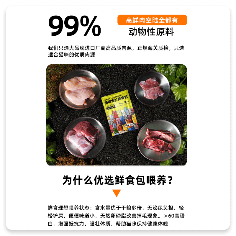 全价猫粮主食包生骨肉熟猫饭增肥营养均衡成幼猫粮宠物湿粮全猫饭_余生里宠物_宠物/宠物食品及用品