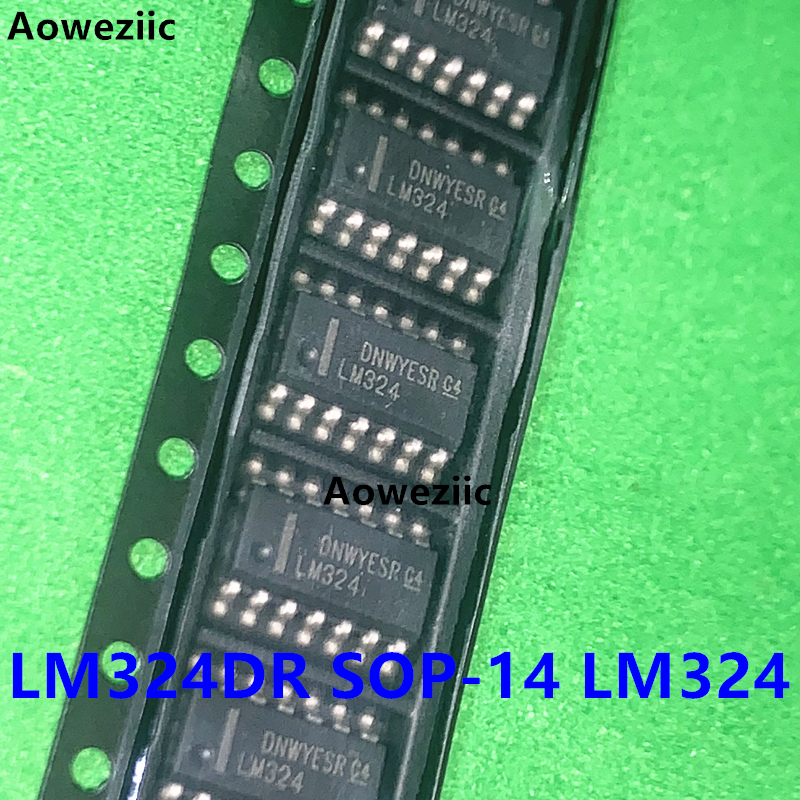 10个 LM324DR SOP-14 LM324 贴片 四路运算放大器芯片IC 全新特价 - 图2