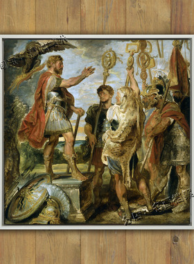罗马军团 Decius Mus Addressing the Legions 中世纪战争油壁画