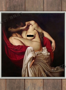 泪之坟墓 裸女艺术画ferri古典美学世界名画《Tomba Lacrimata》