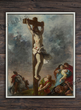 型架上的圣主 德拉克洛瓦  church paintings Delacroix 装饰壁画