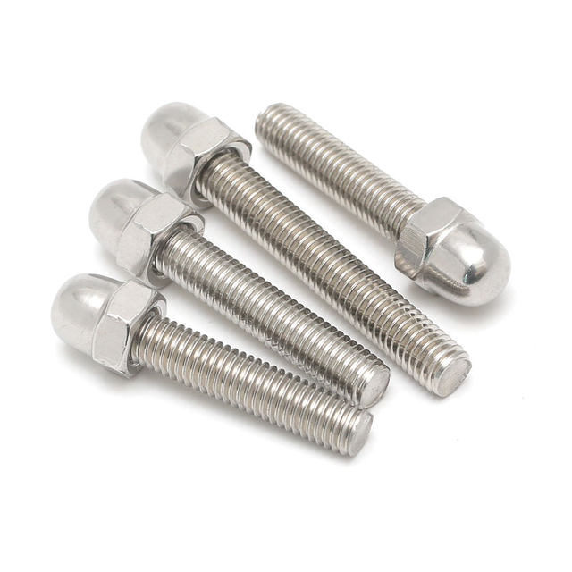 304 stainless steel decorative screw decorative nut