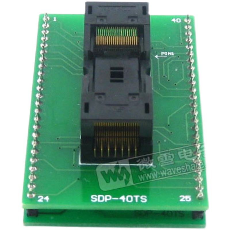 TSOP40转DIP40 IC 测试座 648-0402211-A01带板 TSOP40 TO DIP40 - 图3