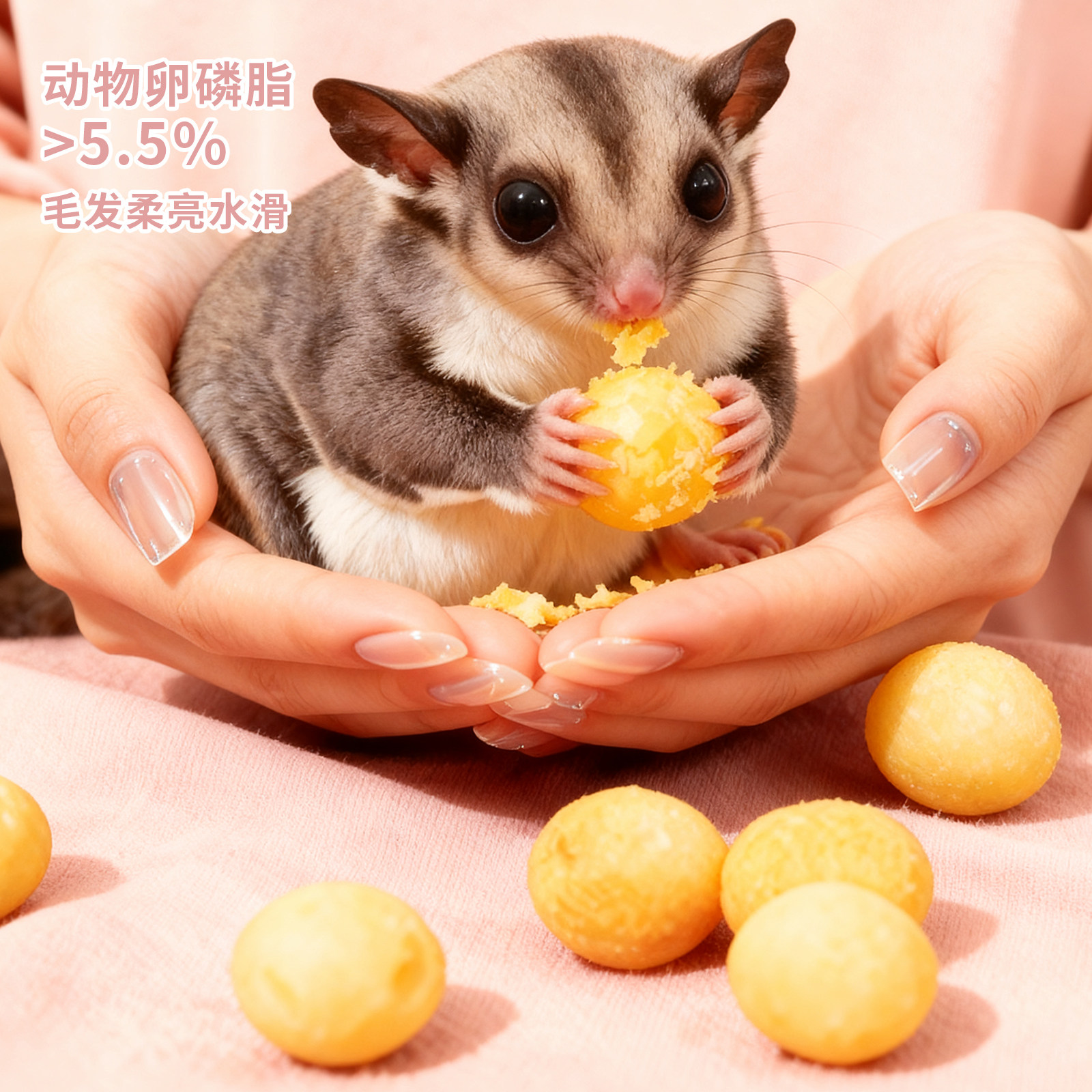 【糯糯冻干鹌鹑蛋黄】蜜袋鼯松鼠猫咪狗狗零食卵磷脂美毛补钙增肥,淘宝优惠券,粉丝福利购,淘宝优惠卷