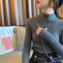 Half High Collar Sweater Underlay for Womens Autumn and Win