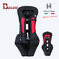 Italian hellohorse equestrian inflatable armor child safety protection vest for cervical spine lumbar CE certification