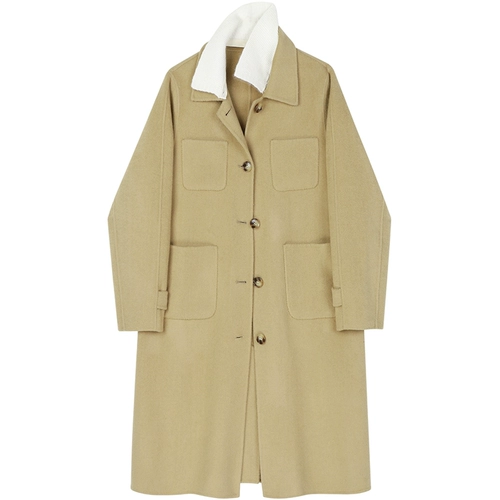 Vega Chang 100%Gaobaao Австралийский шерстяной шерстяной шерстяное пальто