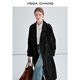 VEGA CHANG Windbreaker Coat for Women's Spring and Autumn 2024 New Short Mid length High end British Style Coat