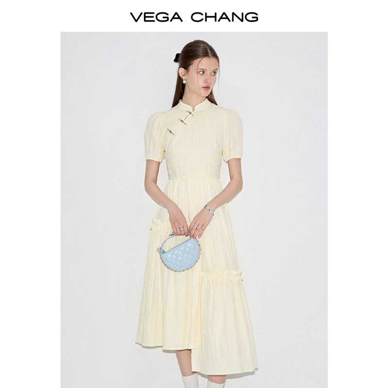 【所有女生的衣橱直播间】VEGA CHANG新中式针织衫/连衣裙-图1