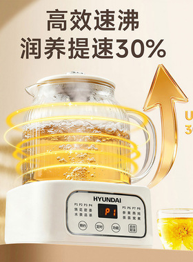 全玻璃煮茶热奶无胶水